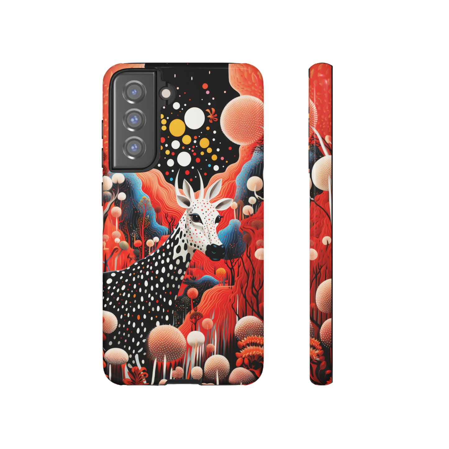 Spotted Elk in the rainbow forest Tough Cases
