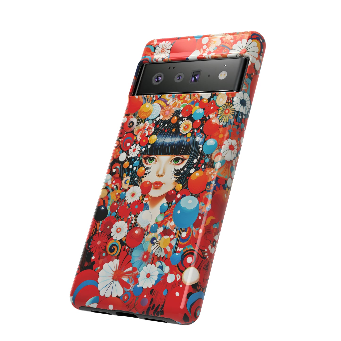 Girl in red blossoms Tough Cases