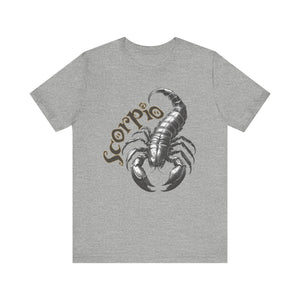 Scorpio Black & white Unisex Jersey Short Sleeve Tee