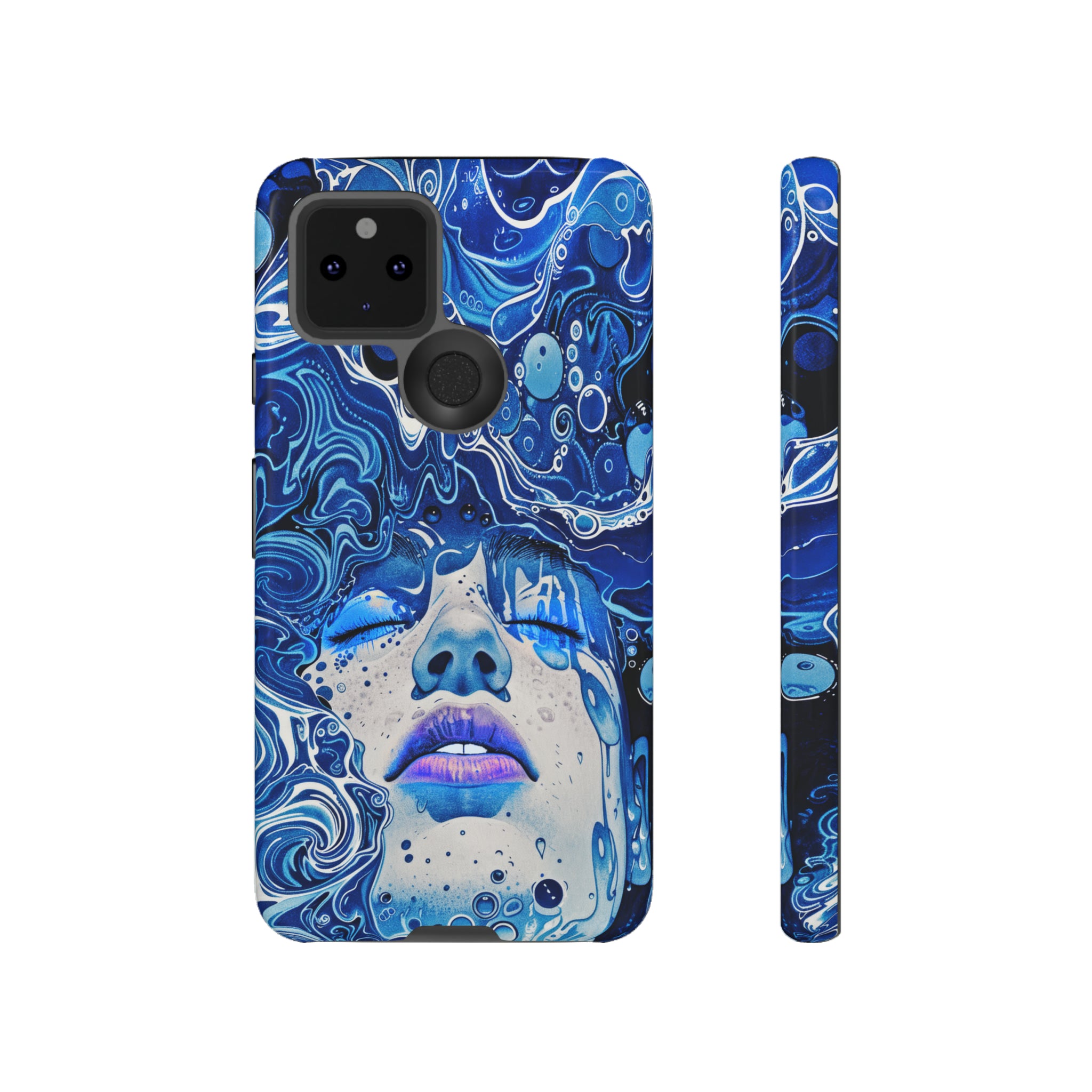Phone Case, underwater design, Artistic design, Tough Case, Colorful whimsical water fantasy design, iPhone 15, 14, 13, 12, 11, Samsung, Pixel