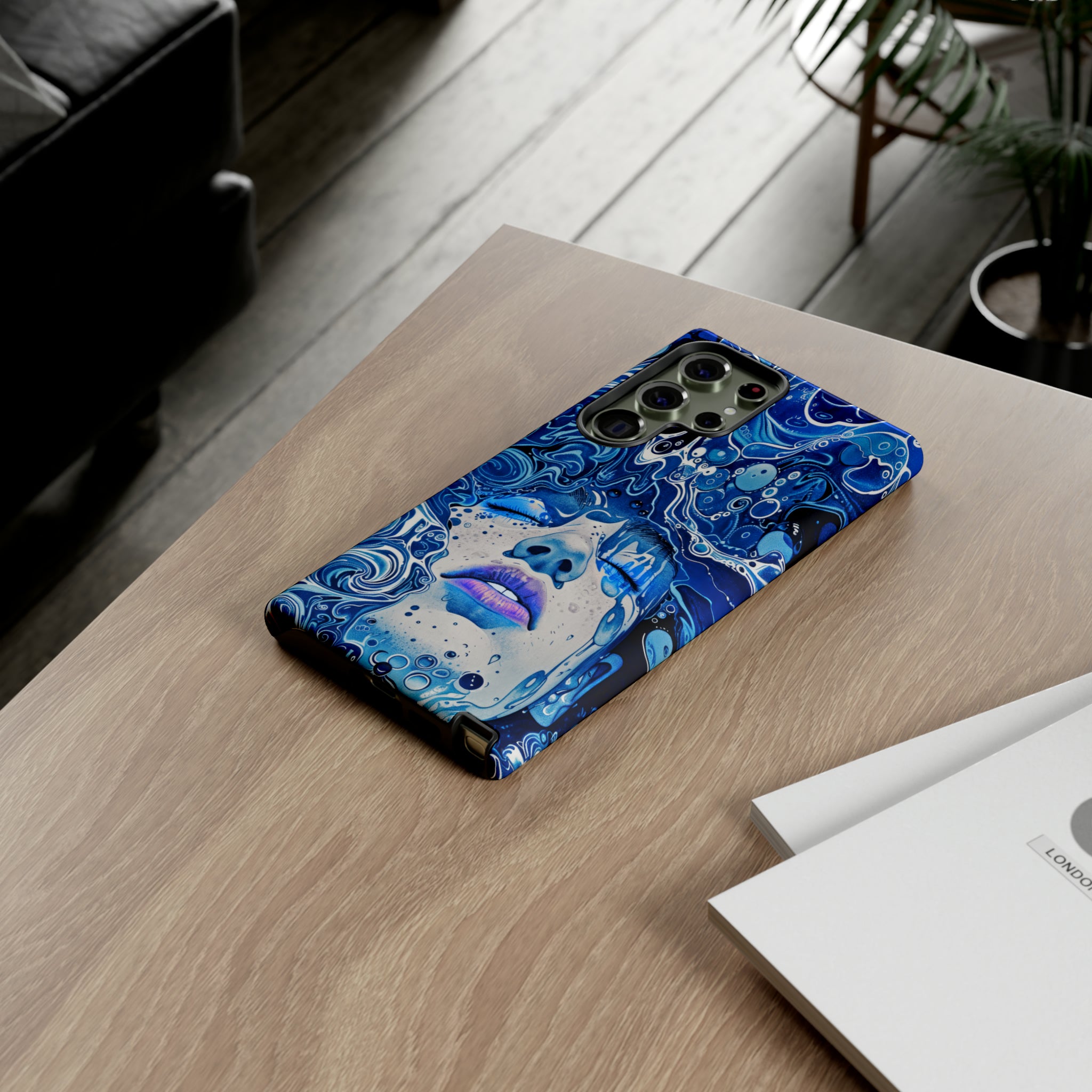 Phone Case, underwater design, Artistic design, Tough Case, Colorful whimsical water fantasy design, iPhone 15, 14, 13, 12, 11, Samsung, Pixel