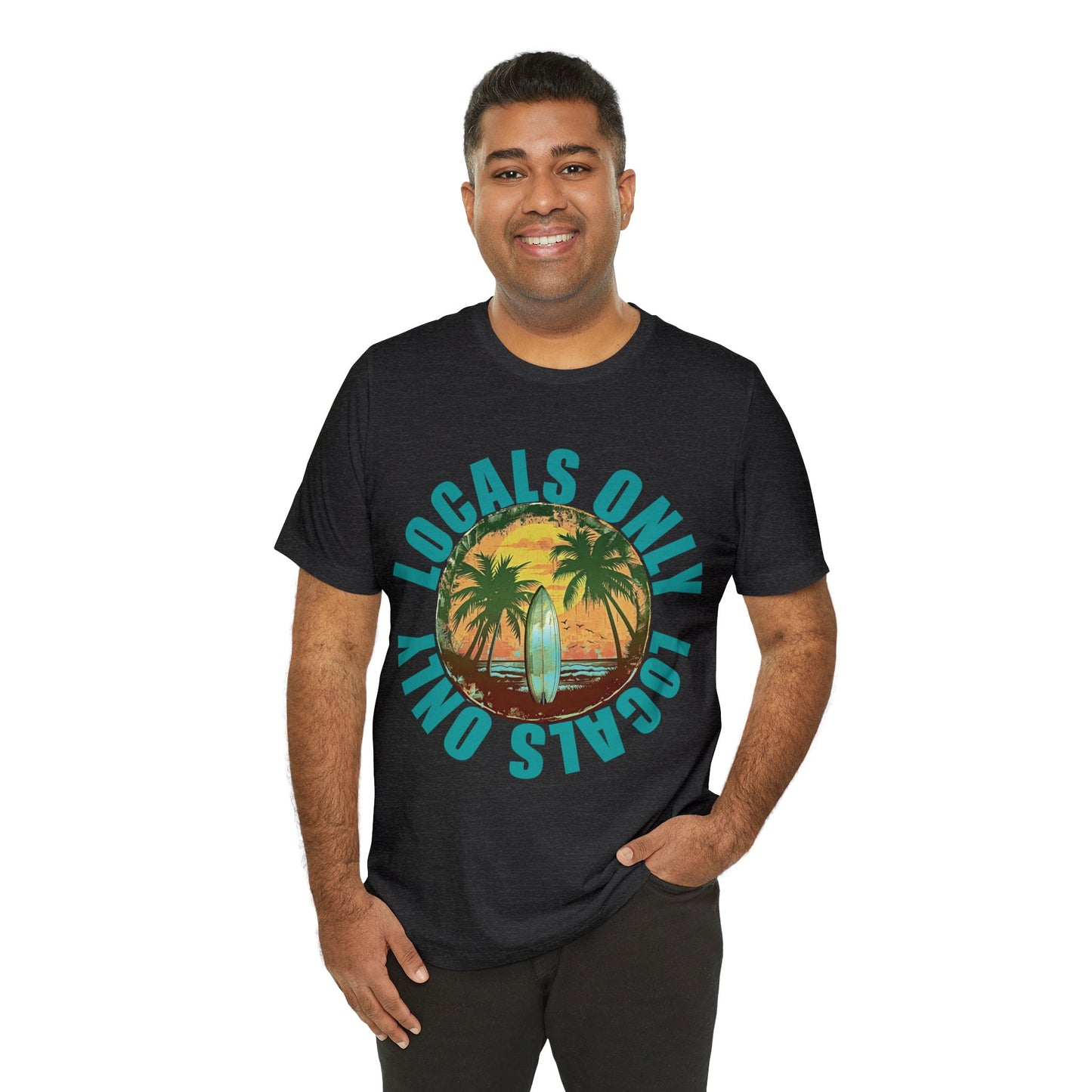 Locals Only stamp Unisex Jersey Short Sleeve Tee