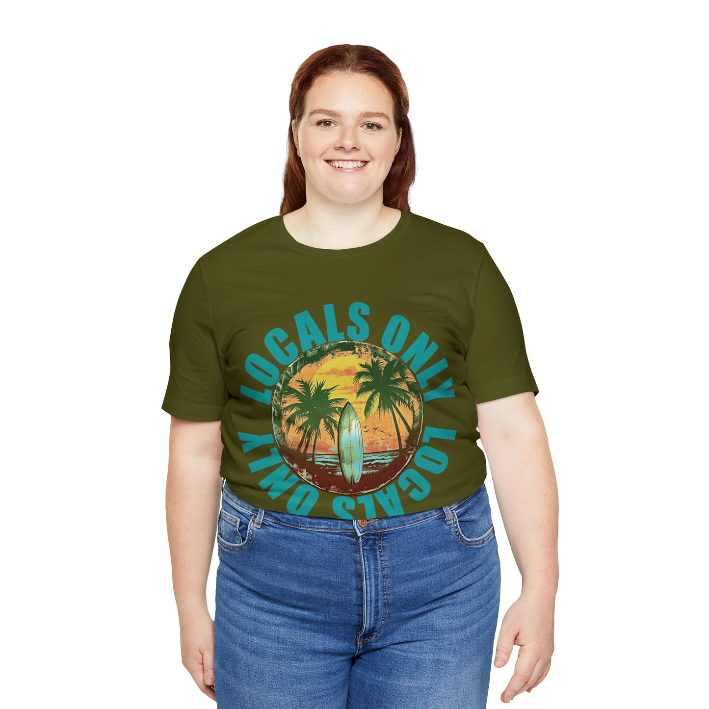 Locals Only stamp Unisex Jersey Short Sleeve Tee