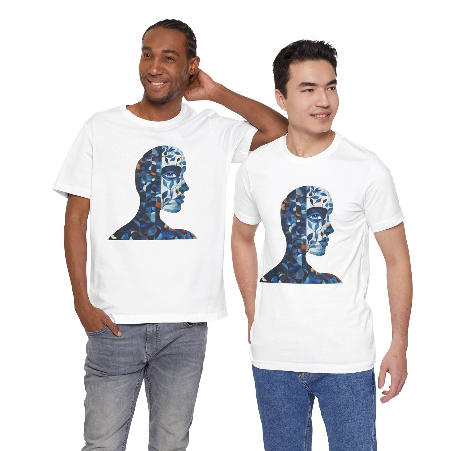 Dreamy Profile Art Unisex Short Sleeve Tee