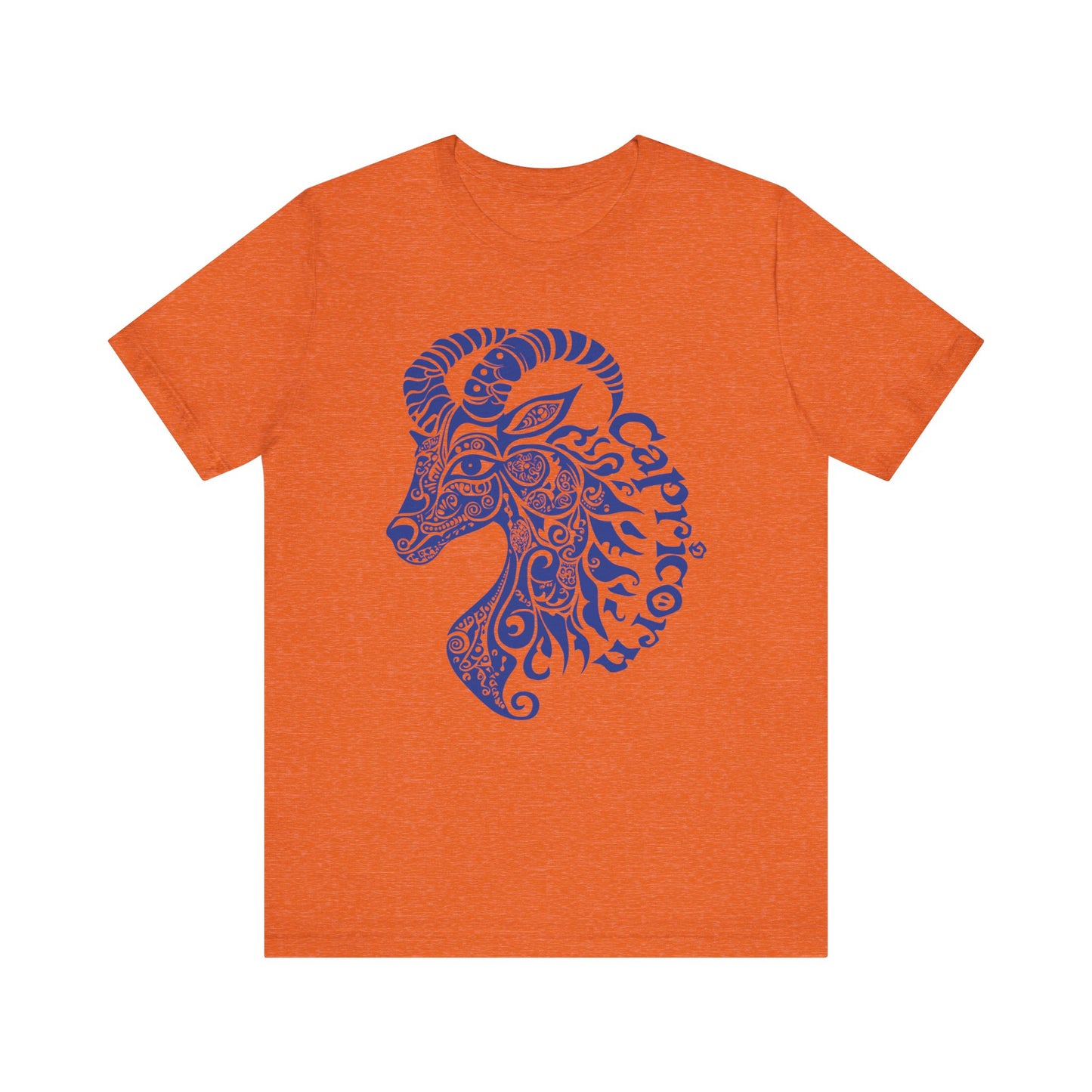 Capricorn blue graphic Unisex Jersey Short Sleeve Tee