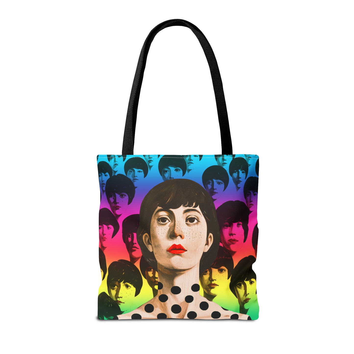 Stand out rainbow Tote Bag in 3 sizes