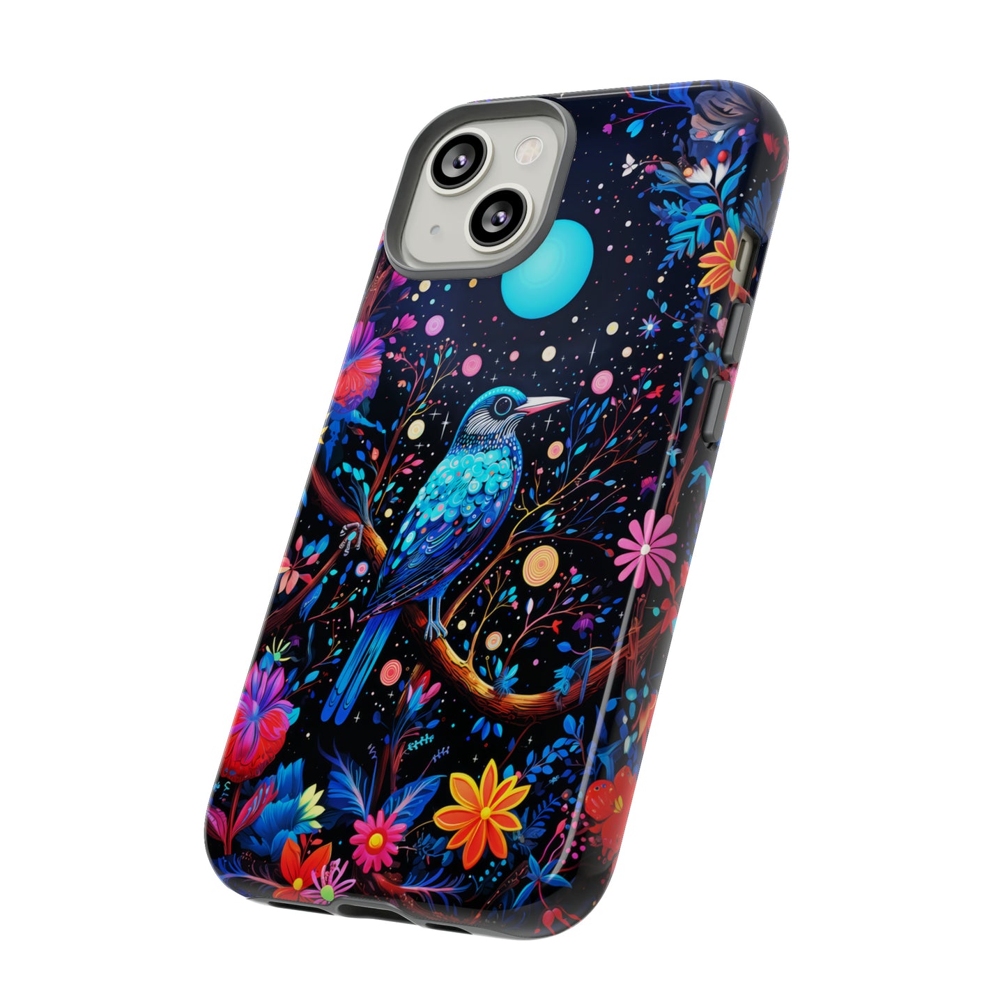 Blue bird at night Tough Cases
