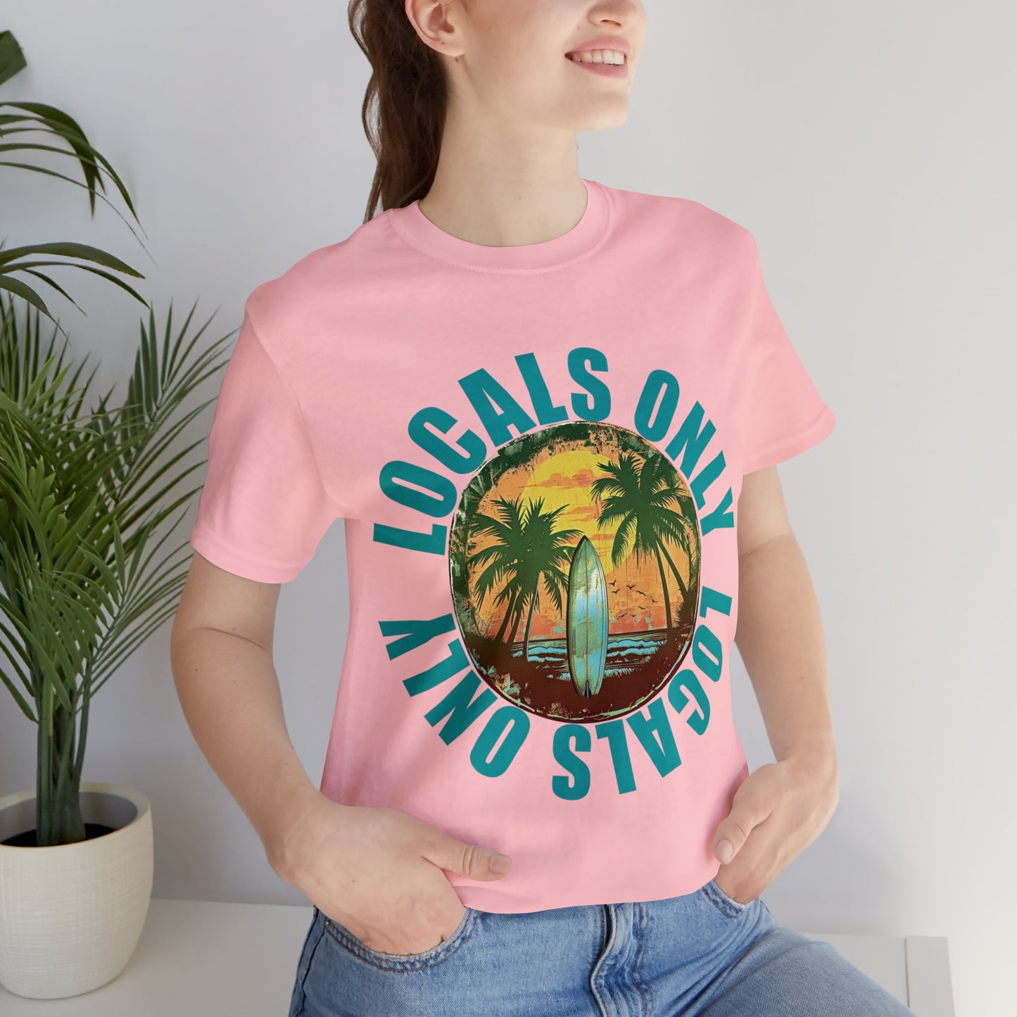 Locals Only stamp Unisex Jersey Short Sleeve Tee