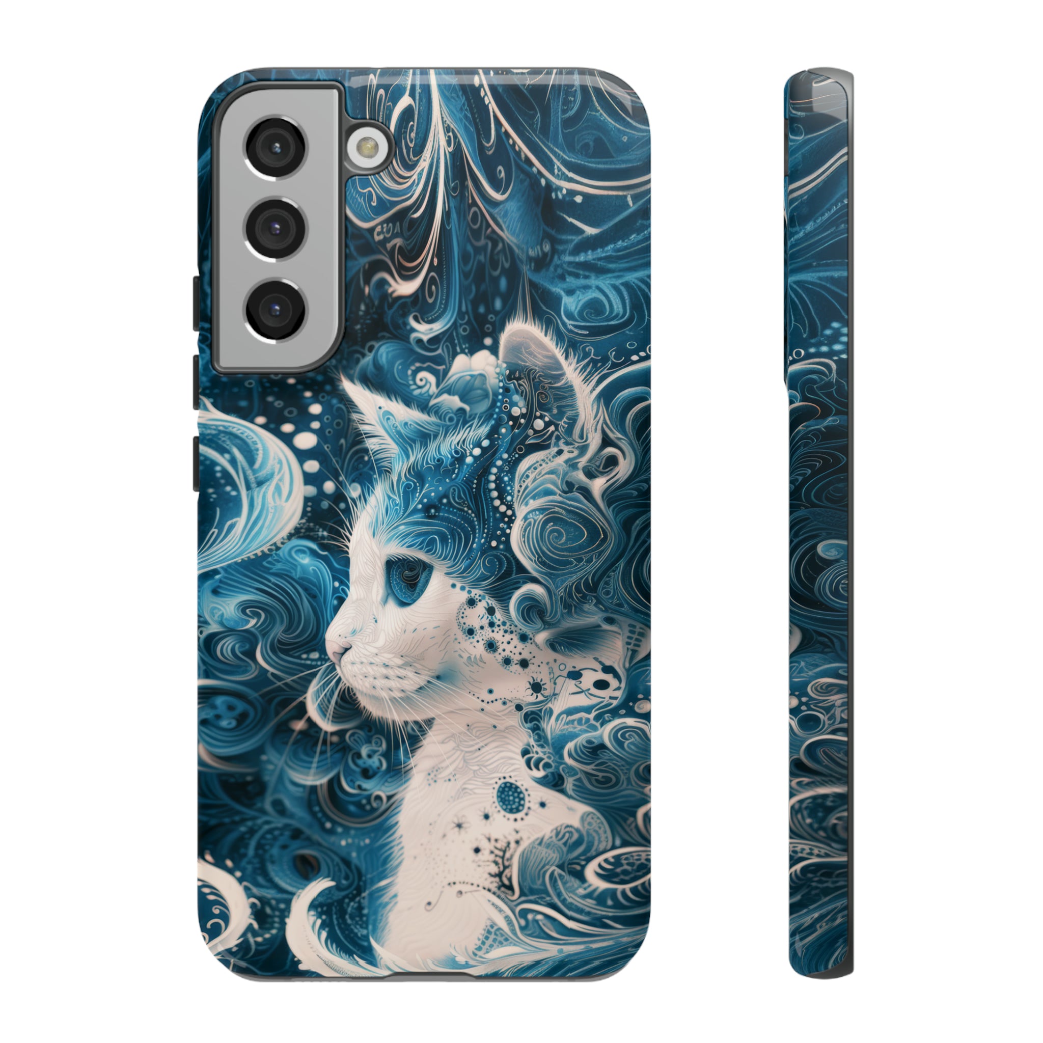 Aqua cat Tough Cases