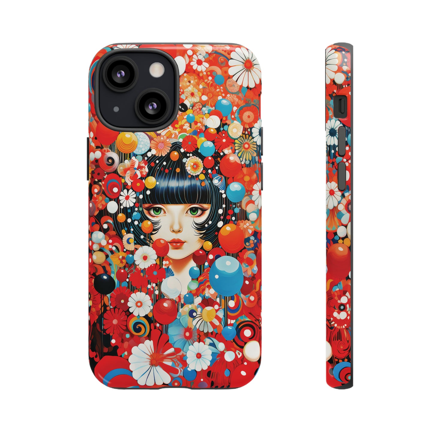 Girl in red blossoms Tough Cases