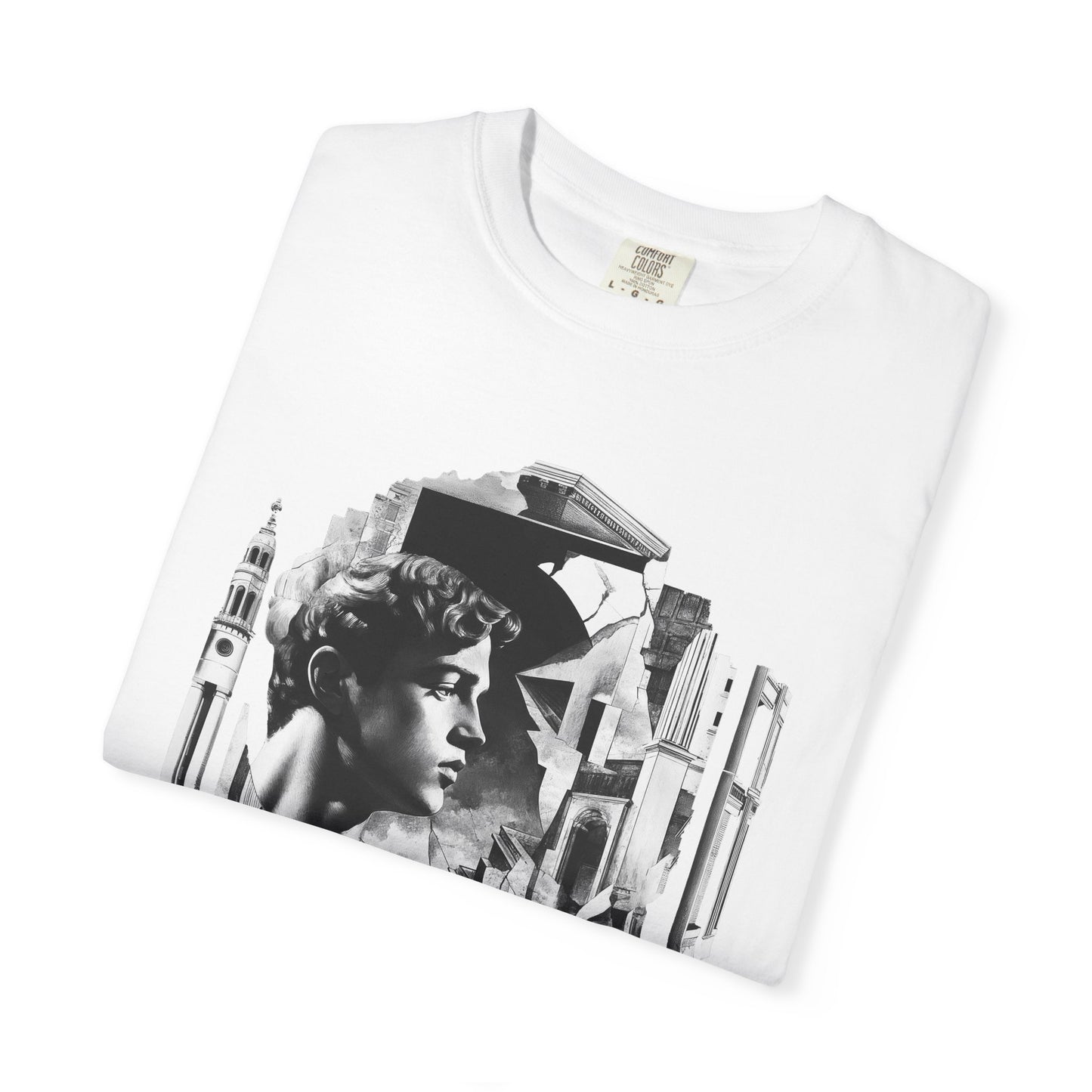 Fractured Classic Artistic Unisex Garment-Dyed T-Shirt - Urban Insights Design