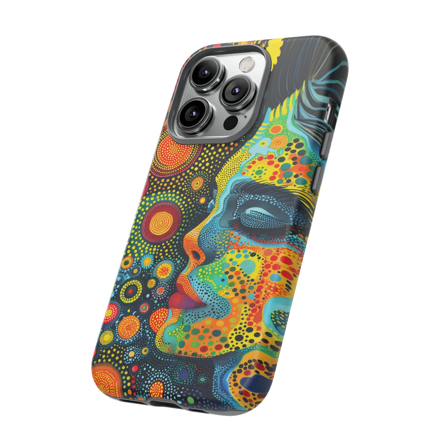 Phone Case, rainbow girl, Artistic design, Tough Case, Colorful whimsical rainbow fantasy design, iPhone 15, 14, 13, 12, 11, Samsung, Pixel
