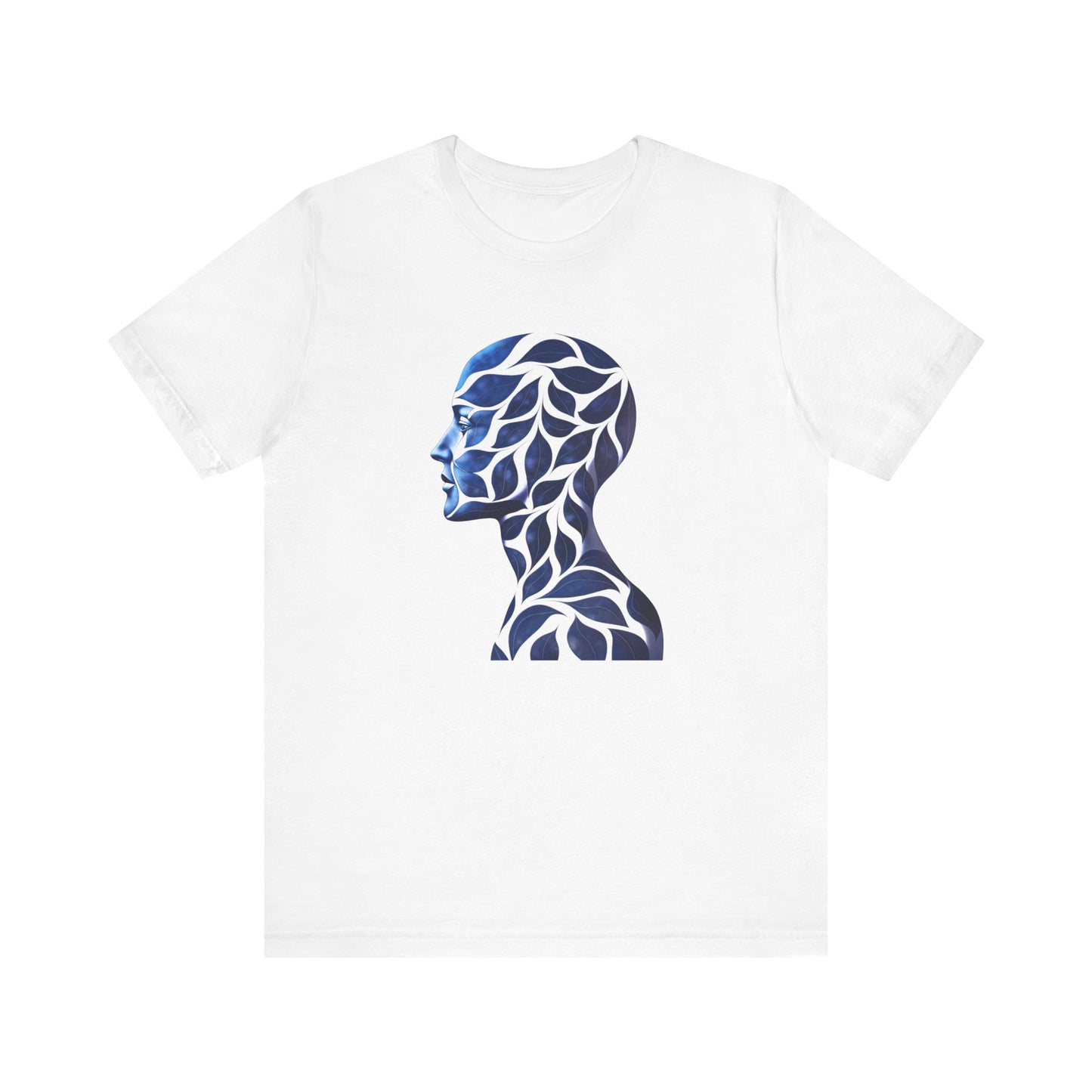 Artistic Profile Tee, Unisex Graphic T-Shirt, Unique Casual Wear, Gift for Art Lovers, Summer Wardrobe Essential