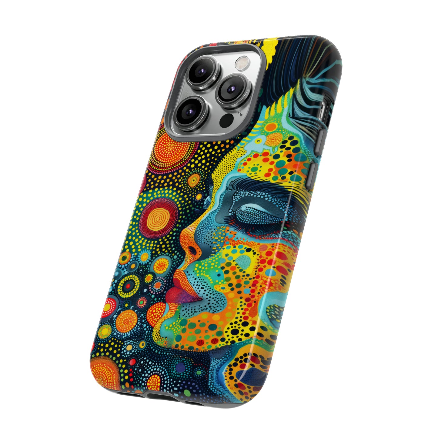 Phone Case, rainbow girl, Artistic design, Tough Case, Colorful whimsical rainbow fantasy design, iPhone 15, 14, 13, 12, 11, Samsung, Pixel