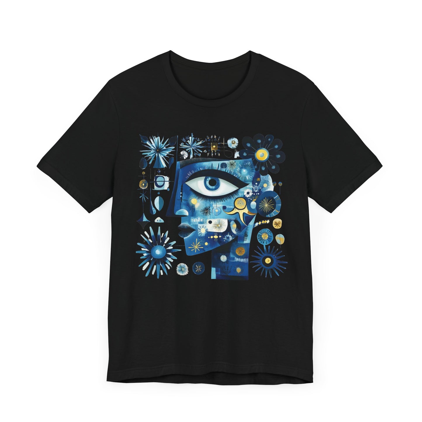 Cosmic Eye Unisex Tee – Artistic Short Sleeve Shirt for Creativity Lovers
