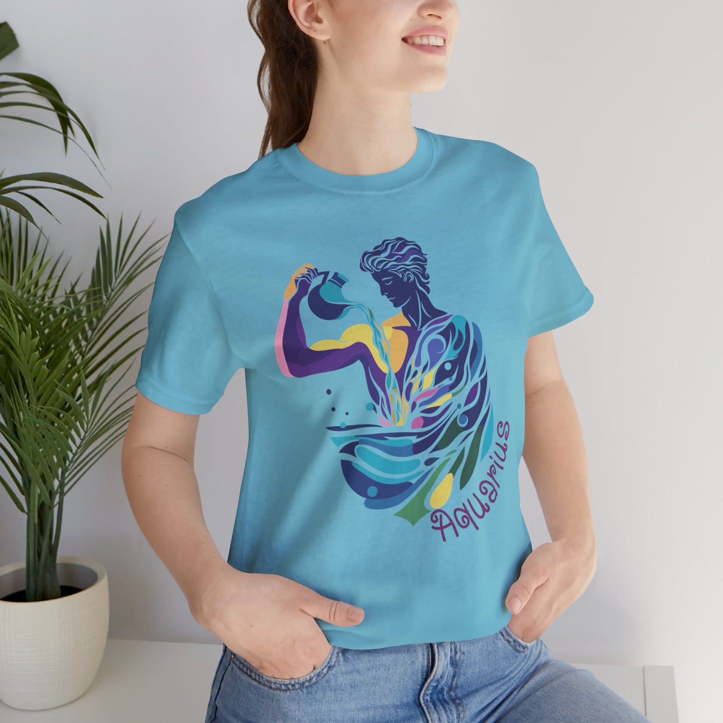 Aquarius Unisex Jersey Short Sleeve Tee