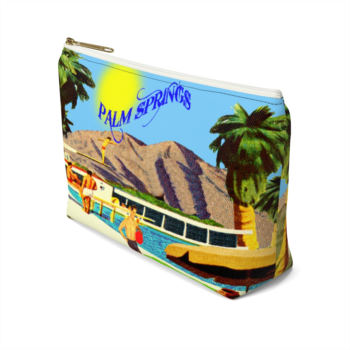 Palm Springs Swim Club Accessory Pouch w T-bottom