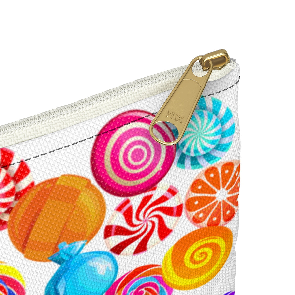Candy with white background Accessory Pouch