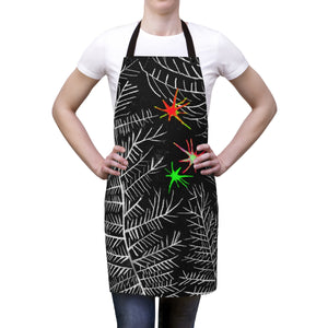 Branches & Stars B&W Apron