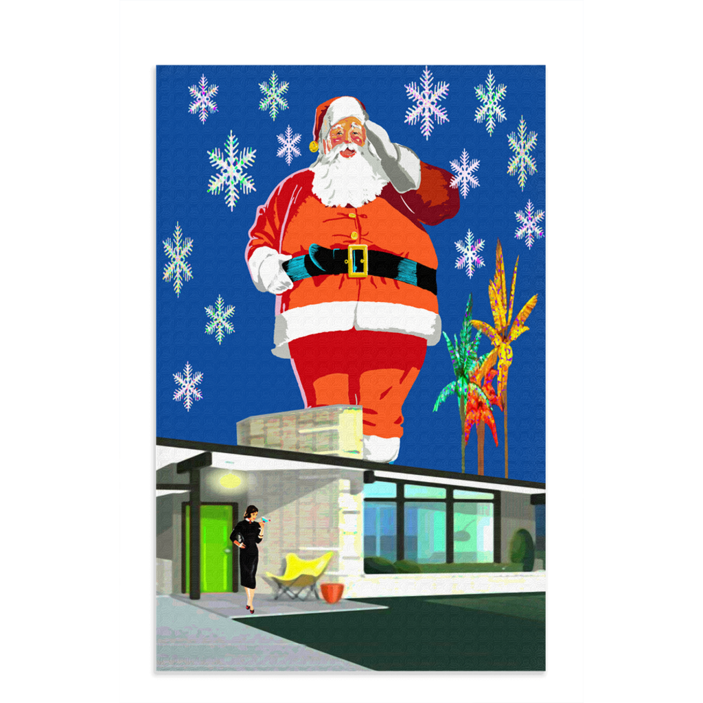 Giant Santa Dish Towels