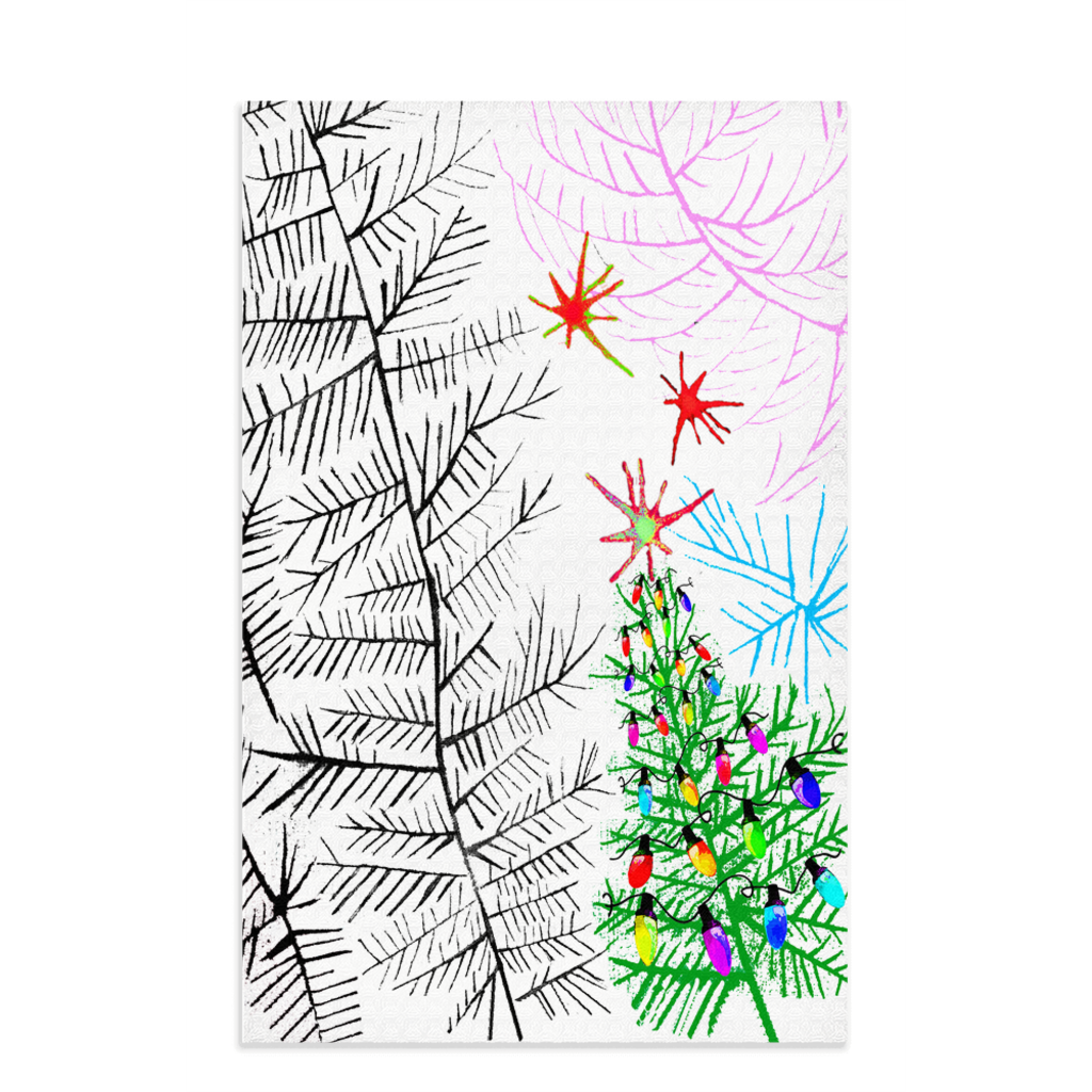 Branches & Stars Dish Towels