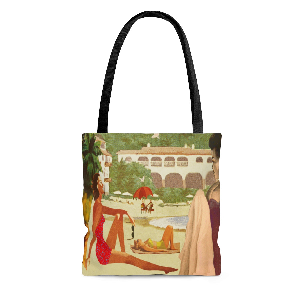 Vintage beach Tote Bag