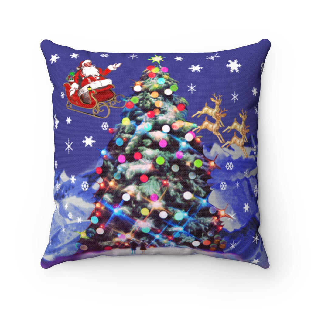 Christmas Tree Square Pillow