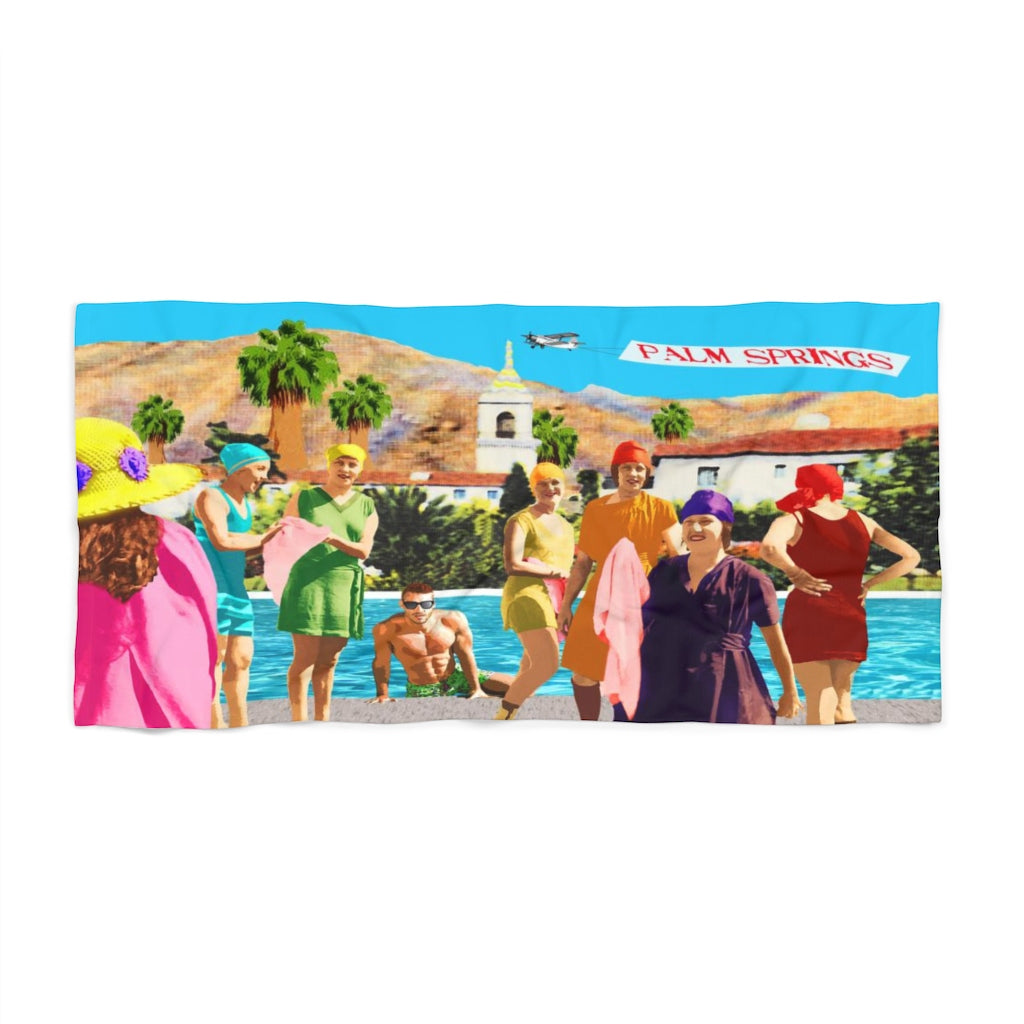 Little Women Swim Club Beach Towel