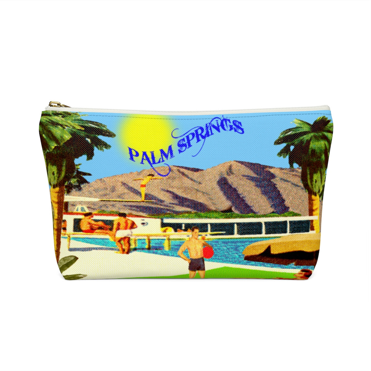 Palm Springs Swim Club Accessory Pouch w T-bottom