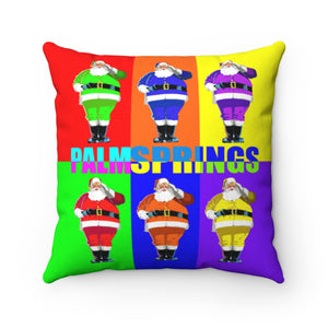 Mod Santa Square Pillow