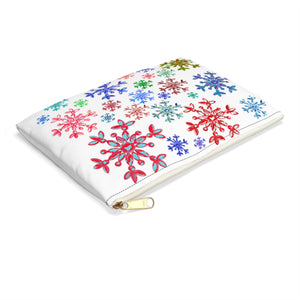 Neon snowflake Accessory Pouch