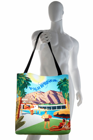 Palm Springs Swim Club Tote Bag