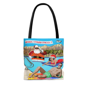 Christmas Couple Tote Bag