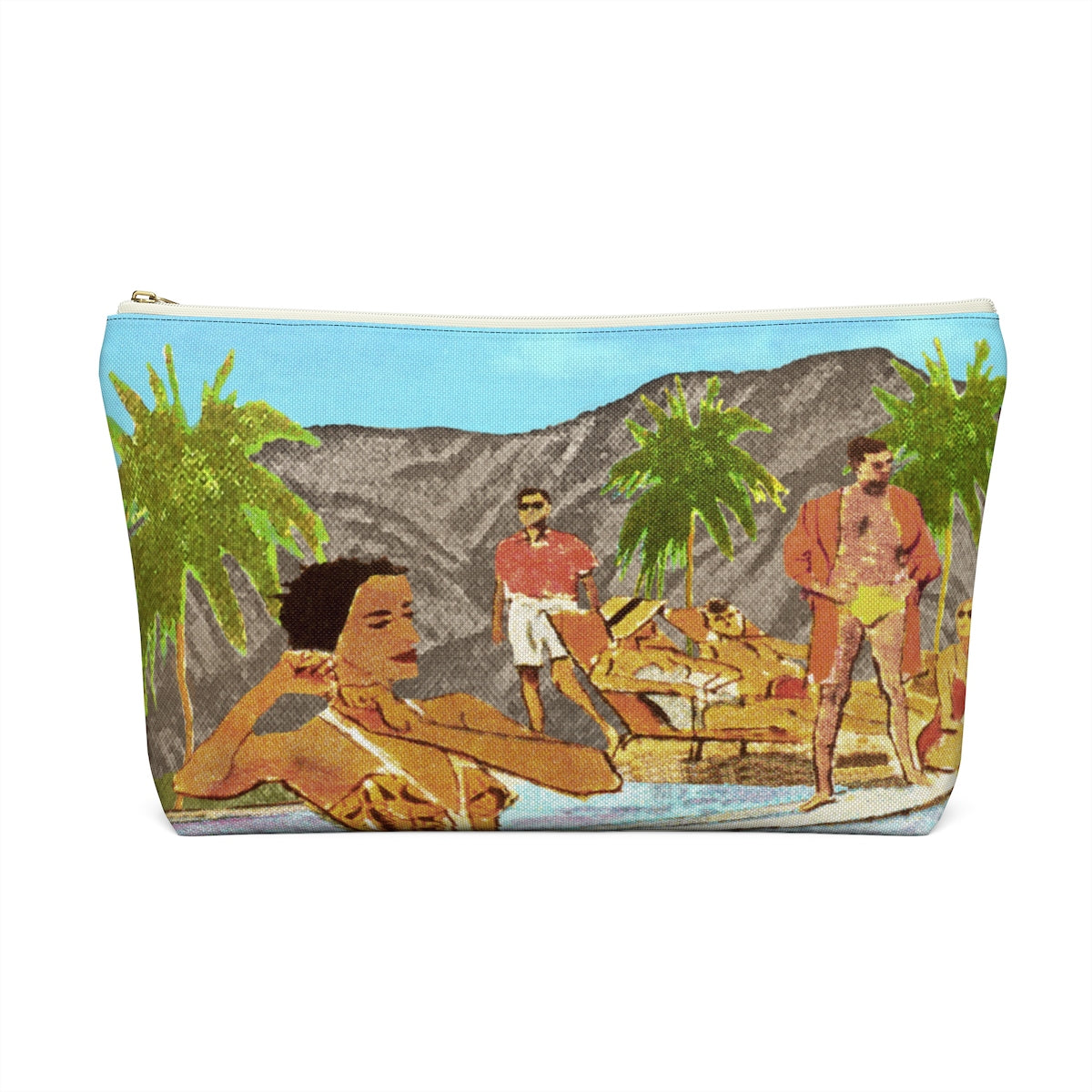 Pool Party Accessory Pouch w T-bottom