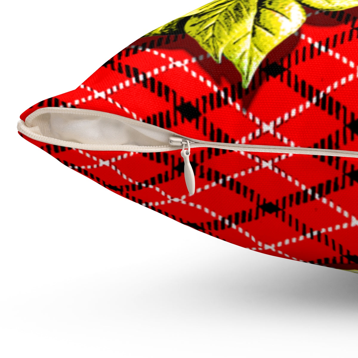 Poinsettia Square Pillow