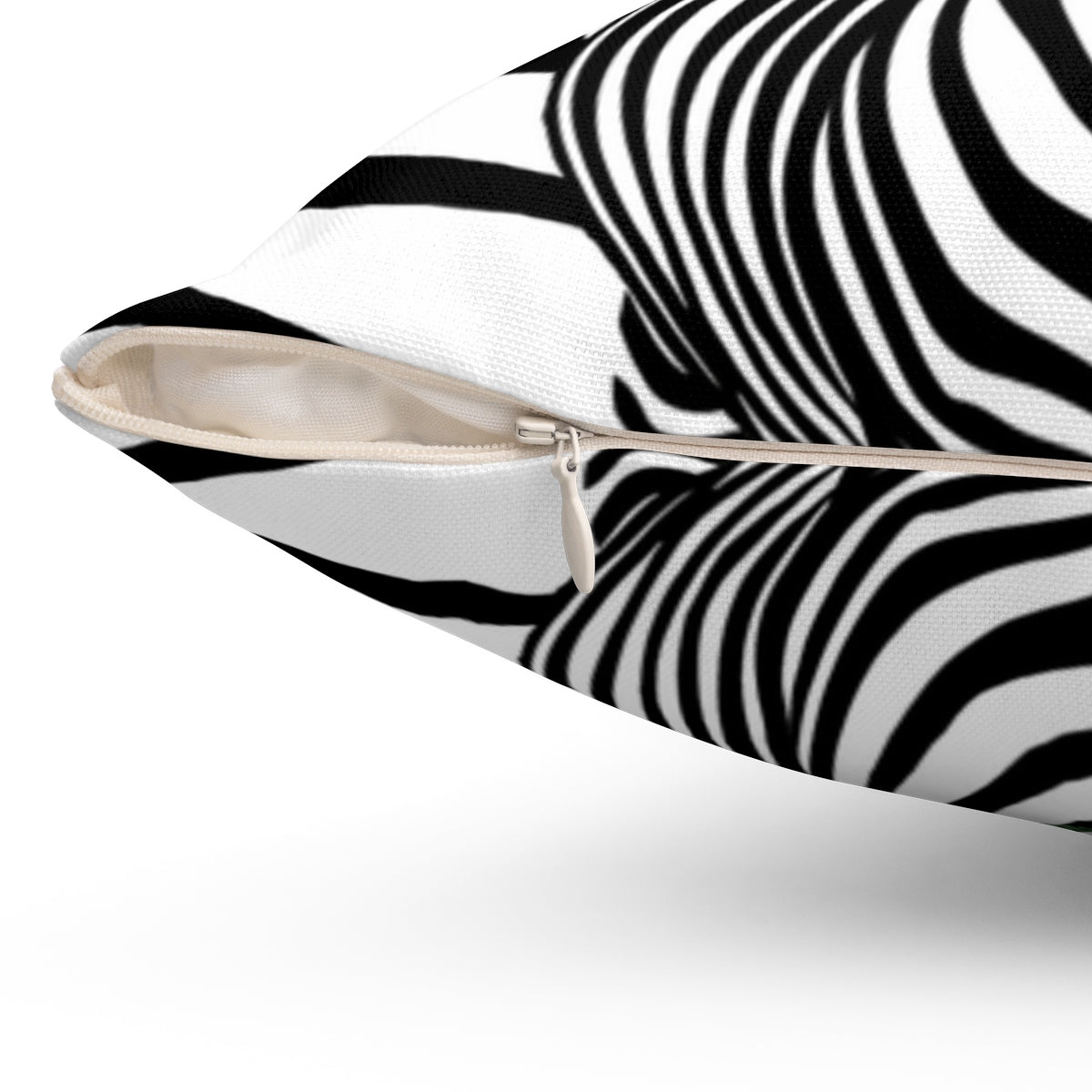 Zebra Girl Square Pillow