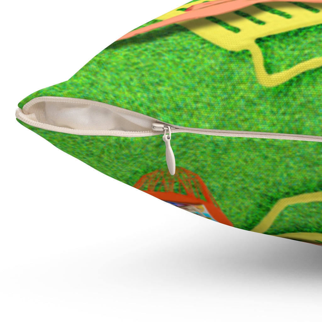 Betty Spun Polyester Square Pillow