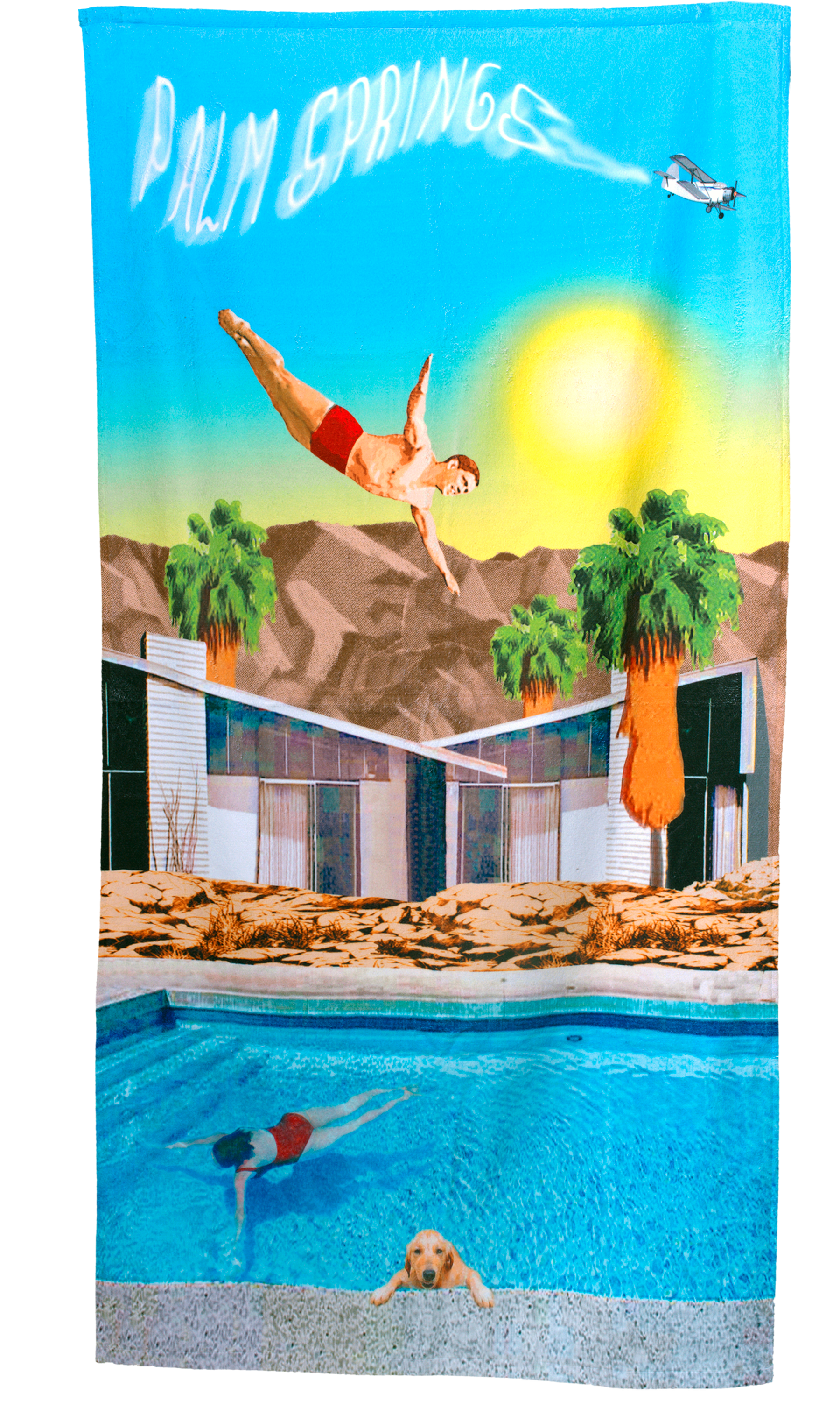 Dive into PS Day Beach Towel