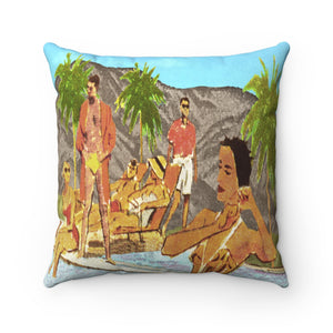 Pool Party Square Pillow
