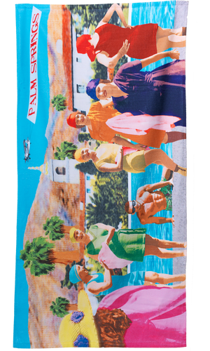 Little Women Swim Club Beach Towel